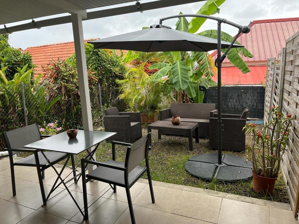 Agreable Appartement En Rez-De-Jardin A 450M De La Mer Sainte-Anne Exteriér fotografie